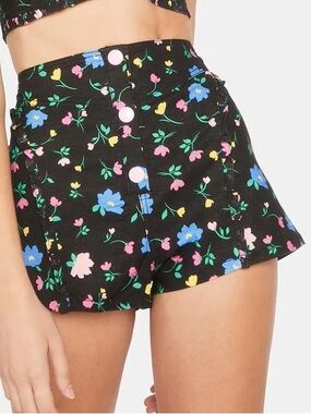 For love and lemons Robin floral shorts